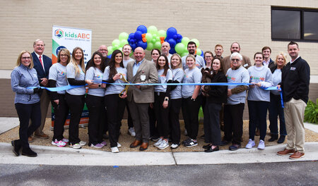 kids Alliance ribbon cutting
